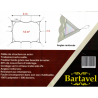 Filet renforcé Bartavel (Câble Acier) - 80% - Sable
