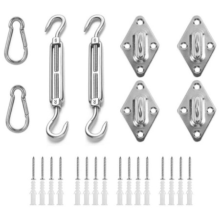 Kit de fixation mural complet pour filet