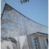 Filet de camouflage triangulaire 80% d'ombrage - Blanc