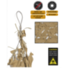 Filet de camouflage renforcé CamoSystems (Câble Acier) - 80% d'ombrage - Beige