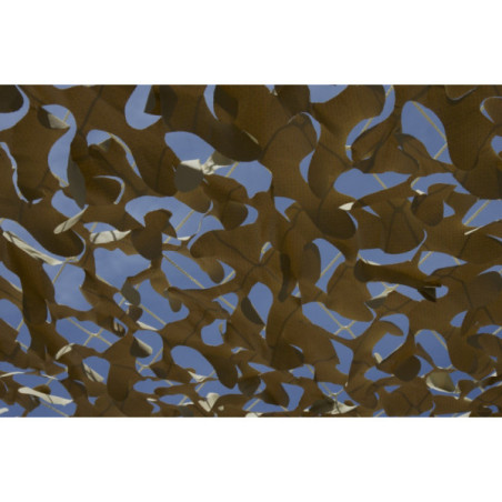 Filet de camouflage renforcé CamoSystems (Câble Acier) - 80% d'ombrage - Beige