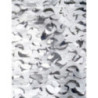 Filet de camouflage à la découpe (2,20m de large) - Blanc/Gris