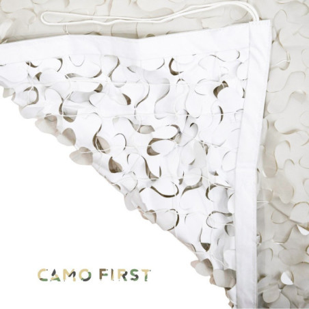 Filet renforcé Camo First - 80% - Blanc/Gris