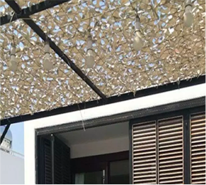 Filet de camouflage pour pergola